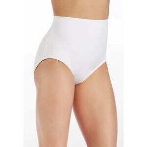 Dance Trunks Briefs Weissman MT200 Large Child White Jazz Gymnastics Latin